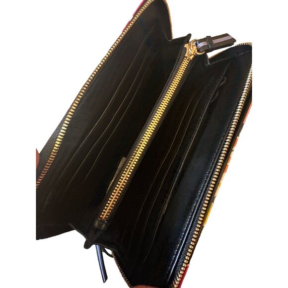 TED BAKER Floral Magnolia Large Print Clutch Zip Wallet NEW New with tags - Picture 2 of 6